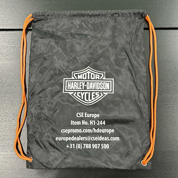 Harley-Davidson Nylon Drawstring Backpack - Picture 1 of 5